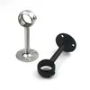 Suporte de tubo de flange passante em aço inoxidável, 25x100mm, para toalheiros, varões de cozinha, varões de cortina e varões de cortina de chuveiro