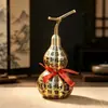 Adorno de Calabaza de la Fortuna de Latón, Diseño Hueco Abierto, para Oficina, Sala de Estar, Hogar, Gabinete de Vino, Decoración de Entrada, Venta al por Mayor