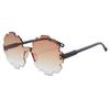 Nuevas Gafas Transfronterizas Gafas de Sol para Niños Venta al por Mayor Moda Ins Tendencia Irregular Flor de Neumático Gafas de Sol