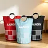 Cesta de Lavandería Plegable de Gran Capacidad Modelo Nuevo Transfronteriza, Cesta de Almacenamiento Portátil de Aluminio de Tela Oxford, Cesta de Lavandería para Baño