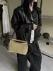2026 Nuevo Estilo Estilo Perezoso Bolso Tote de Piel de Vaca Esmerilada, Bolso de Piel Genuina para Mujer para Viajar al Trabajo, Bolso de Mano de Nicho, Bolso de Hombro, Bolso Cruzado