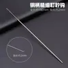 Mango de acero gancho para cerumen tapón de oído cera dura del oído ganchillo fino para el oído herramienta para limpiar el oído bloque duro del oído refuerzo acero inoxidable