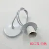 Cubierta de Arco para OVNI, Bandeja, Cable Colgante, Accesorios de Instalación de Lámpara de Techo, Tapa de Agujero para Pantalla, Portalámparas E27, Resorte de 2/3 Puntas