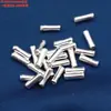 Piezas triangulares y cuadradas de plata pura, varias piezas de accesorios de plata, tubos redondos de plata lisa blanca, pequeños materiales para manualidades DIY