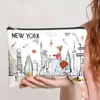 Bolsa de Maquiagem Cosmética Nova Moda Transfronteiriça Bolsa de Armazenamento Lona Amazon Casa Maquiagem Joias Bolsa de Armazenamento
