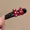 Pinzas para el pelo de lazo coreano para mujer, pasadores de alta gama y lindos, pinzas de cocodrilo antideslizantes, pinzas para la parte trasera de la cabeza, accesorios para el cabello al por mayor