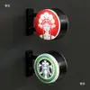 Mini brinquedo luminoso modelo Tirano adesivo magnético de geladeira para chá placa de caixa de luz loja de conveniência café estilo americano miniatura