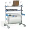 Rack de embalagem, suporte para plástico bolha, suporte para rolo de filme, suporte para caixa de papelão, suporte para material de embalagem com função de corte, prateleira de armazenamento de rolos de filme, organizador de rolos de filme