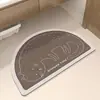 Tapete de Terra de Diatomáceas, Antiderrapante, Resistente à Sujeira, Fácil de Manter, Tapete Absorvente para os Pés para Entrada do Banheiro, Estilo Fresco, Tapete de Banheiro Doméstico