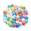 Pulsera Cadena de Cuentas Coloridas Hecha a Mano Collar Cadena para Teléfono Móvil Cuerda de Mano Trenzada Borla Cuentas Espaciadoras Cuentas Sueltas He Mu Paquete de Materiales para DIY