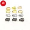 En stock fabricantes suministran directamente clip de cola de cadena de aleación de zinc uña cónica extractor cola cremallera tapón hebilla accesorios de hardware para equipaje