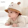 Chapéu de Pescador para Bebê para Primavera e Outono, Design Fofo de Cordeirinho, Chapéu de Sol Infantil para Meninos e Meninas, Aba Larga, Proteção Solar, Chapéu de Balde de Tecido Fino