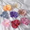 Pétalas da cabeça da flor Phalaenopsis acessórios de flor material de flor grampo de cabelo feito à mão diy decoração de adereço de cabeça material de flor
