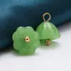 Botões de Vidro Imitando Jade Retrô de Abóbora para Cheongsam e Hanfu no Atacado, Pequenos Botões Tendência para Hanfu a Preço de Atacado