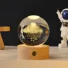 Lámpara de noche personalizada de bola de cristal luminosa, un regalo conmemorativo creativo y práctico para niños y niñas en su cumpleaños, o como decoración para el Día del Maestro.