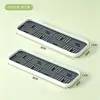 BNBSBandeja de Drenaje de Doble Capa para el Hogar de Plástico Rectangular Bandeja para Té Bandeja para Frutas Bandeja para Tazas de Agua Tazas de Té Bandeja de Drenaje