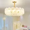 Lámpara de araña estilo francés para la sala de estar, lujo ligero con un toque de alta gama, luz principal para el recibidor, luz de cristal para el comedor, luz principal para el dormitorio principal, hierro