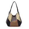 Bolso de lona para mujer, sencillo, retro, informal, de gran capacidad, de viaje, ligero y a la moda.