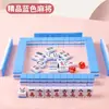 Mini Set de Mahjong Lindo Barajado a Mano, Cartas Portátiles Barajadas a Mano, Tamaño Mediano, 108 Fichas, Adecuado para Dormitorio, Viajes al Aire Libre, Camping, Tamaño Pequeño