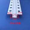 Tira de Acabamento de Borda em Forma de U de PVC, Tira Branca em Forma de U, Divisor de Canaleta para Teto de Gesso Acartonado, Tira Decorativa para Canaleta