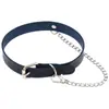 Colar de Corrente Estilo Punk Cool Nova Moda Transfronteiriça Colar de Gola Personalizado Corrente de Colar Colar de Couro
