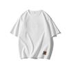 Camiseta Retro de Estilo Americano de Manga Corta para Hombre Verano 2023 Nueva Boutique Estampada con Sello de Acero Camiseta Básica Holgada Antigua Ropa de Hombre