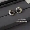 Brincos Geométricos Lisos em Forma de Arco Populares Europeus e Americanos Cruzados Brincos Versáteis Brincos Stud Minimalistas de Alta Qualidade