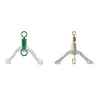 Conector clip giratorio anti-enredo figura de ocho para leader, divisor de leader, aparejos de pesca, suministros, accesorios, enrollador de línea, anzuelo doble, pez grande