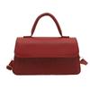 Bolsa feminina de ombro transversal pequena quadrada, elegante, de alta qualidade, retrô, estilo novo, simples, grande capacidade, moderna, casual