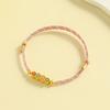 Pulsera del Festival del Bote del Dragón Tejida para Niños Bebé Hombres y Mujeres Adultos Cuerda de Colores León Danzante Línea de Cinco Colores Cuerda de Mano Producto Terminado