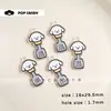 Utensílios de Cozinha Fofos, Colher, Batedor de Ovos, Espátula, Pingente, Colar, Brincos, Corrente de Celular Artesanal com Contas DIY, Acessórios para Pendurar em Bolsa