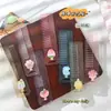 Pente Pequeno de Desenho Animado Fofo de Menina Coração, Pente Conveniente para Crianças, Pente Dobrável Mini Portátil para Casa, Pente de Cabeleireiro Atacado