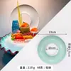 Plato Retro Chino de Bambú Forma de Cruz para Té y Bocadillos Plato para Bocadillos y Pasteles Posavasos para Taza Portavasos Bandeja de Bambú Tejido para Poner en la Mesa