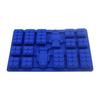 Bang Park Nuevo Robot Lego de Silicona Hecho a Mano Molde para Hornear Galletas de Chocolate Gelatina Cubitos de Hielo Molde para Hielo