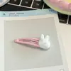 Lindo Accesorio para el Cabello de Conejo Miffy Fresco Dulce Hueco Pinza para Flequillo Estilo Dulce Dibujo Animado Versátil Pinza Lateral para Niña