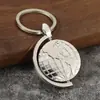 Chaveiro de globo metálico giratório em estoque para atacado, pingente criativo de mapa-múndi, presente para evento promocional de negócios