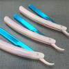 Soporte Plegable de Acero Inoxidable para Cuchilla de Recorte de Cejas para Hombres y Mujeres Navaja Antigua Navaja Barbería Maquillador Solo