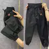 Pantalones Cargo Casuales de Seda de Hielo Holgados para Hombre para Verano, Pantalones Jogger Ultradelgados de Secado Rápido, Pantalones Deportivos Cortos