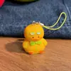 Pingente de pelúcia de cachorrinho fofo, chaveiro de bolsa versátil de desenho animado doce, alça de celular, acessório de presente para casal e melhor amigo