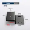 Gabinete de baño de hierro angular transfronterizo, gabinete de baño, código de ángulo largo de 90 grados, conector de muebles fijo de ángulo recto, soporte de capa, accesorios