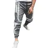 Calça Jogger Reflexiva Masculina Europeia e Americana da Amazon Hip-Hop Luminosa Tendência Corrida Esportes Fluorescente Calça Longa