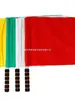 Bandera de salida Bandera de señalización Bandera de comando del árbitro de competición de atletismo Bandera de patrulla de límites Bandera de comando rojo-verde de tráfico de acero inoxidable