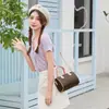 Bolso de Mano Boston Estampado Bloque de Color 2026 Bolsos al por Mayor Bolso de Hombro Estilo Retro Versátil para Viajes Diarios Bolso de Mujer