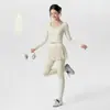 Conjunto Deportivo de Malla Transpirable para Mujer Ropa Exterior Casual de Dos Piezas Adelgazante Favorecedor Pilates Cómodo Conjunto de Traje de Yoga