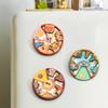 Pegatinas giratorias para refrigerador de ciudad, estilo chino, recuerdos turísticos culturales y creativos, pegatinas magnéticas de madera, pegatinas para refrigerador con sentido avanzado, personalizadas.