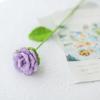 Flores Artificiais Acabadas, Flores Feitas à Mão, Tricô de Lã DIY, Buquês de Crochê Caseiros, Flores Acabadas de Lã Margarida Pequena