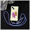 La Nueva Funda para iPhone 17 es Adecuada para Apple 16, Se Puede Llevar Cruzada con una Correa, y es una Funda Protectora de Cobertura Total con un Cordón para 14/15 Pro
