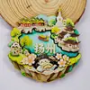 [Serie Jiangsu] Pegatinas para refrigerador de la ciudad de Nanjing, Suzhou, Changzhou y Yangzhou. Recuerdos turísticos económicos de la Universidad de Nanjing.