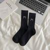 Calcetines Delgados de Malla con Lazo Apilados Ins de Moda para Niños Estilo Coreano Japonés Estilo Miu Dulce Versátiles de Caña Media
