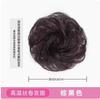 Pinza para el Cabello Anillo para Moño para Mujeres, Moño Esponjoso de Flor Artificial, Moño Lateral Suave, Peinado Rápido
